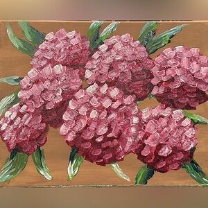 Floral Canvas Art with Pink Blooms Painting